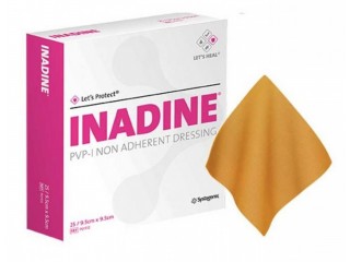 Inadine PVP-I Non Adhesive Dressing 9.5 x 9.5cm - Joya Medical Supplies