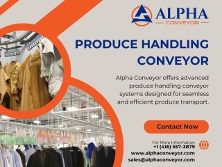 Produce Handling Conveyor