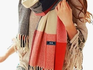 ECOMBOS Winter Tartan Scarf - Soft & Stylish Cold Weather Accessory