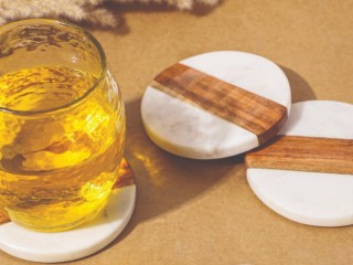 Wood Round Coasters | Stylish & Durable Drink Coasters for Your Home