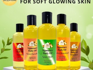 Natural Massage Oil for Soft Glowing Skin