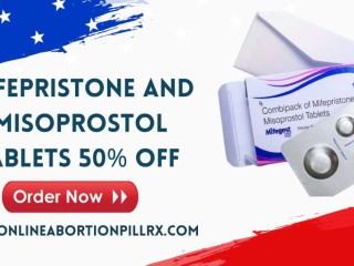 Mifepristone and Misoprostol tablets 50% off