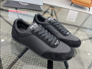 Prada Monaco Snickers Black Sneakers Reps