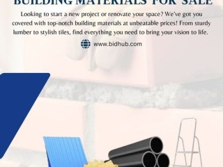 Explore Affordable Building Materials for Sale in the USA at Bidhub