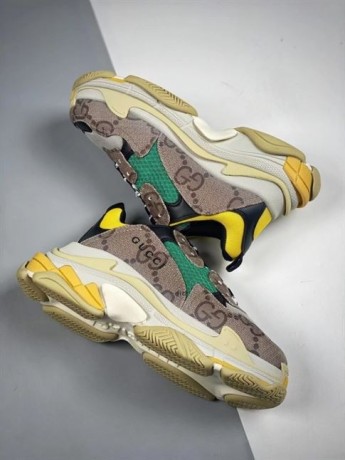 gucci-x-balenciaga-the-hacker-project-triple-s-beige-green-yellow-big-0