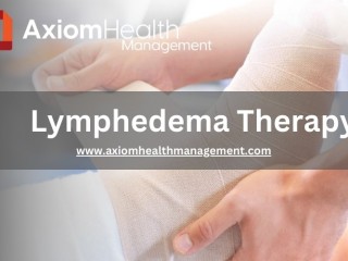 Lymphedema Therapy in Florida