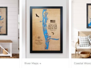 Elevate Your Decor with Custom Wood Maps