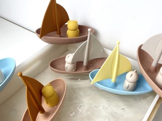 Silicone Boat-Mold Free Baby Bathtub Toys