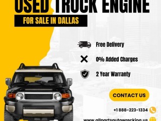 Used Truck Engine for Sale in Dallas | All Parts Auto Wrecking