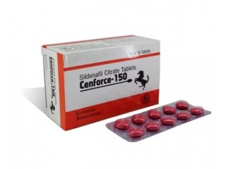 Cenforce 150 Mg is with Sildenafil Ciotrate treats erectile dysfunction