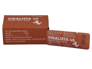 Vidalista 40 Mg with Sildenafil Citrate as active ingredient