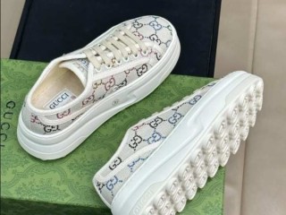 Sneaker Gucci GG Monogram In Off White Canvas Reps