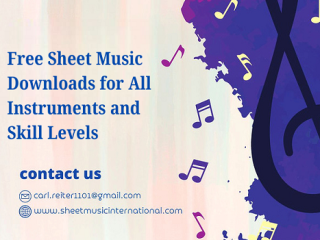 Free Sheet Music Downloads for All Instruments and Skill Levels