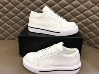 Prada Re Nylon White Sneakers Reps