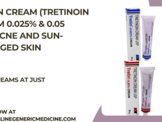 Tretin Cream for acne and damaged skin | Buy now at just $21 (3 creams)