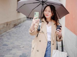 Stay Dry Anywhere with a Wearable Hands Free Umbrella