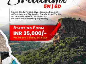 SRI LANKA TOUR PACKAGE FROM KOLKATA