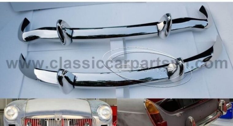 MGB bumpers no rubber on over riders
