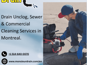 Monsieur Drain | Drain Unclog, Sewer & Commercial Cleaning Services