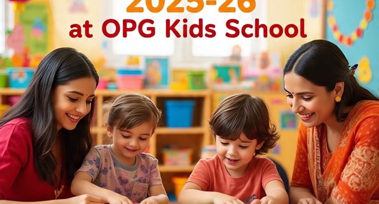 New Admissions Open for 2025-26 at OPG Kids School!
