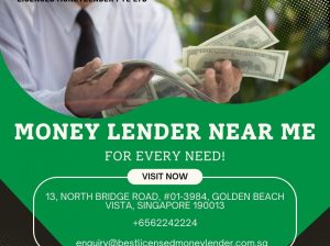 Get a Trustworthy Money Lender Near Me – Quick Solutions by Top licensed Money Lender