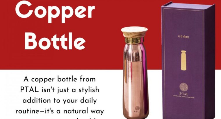 Copper Water Bottle | P-Tal