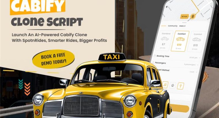 Kickstart Your Ride-Hailing Business with Cabify Clone App!