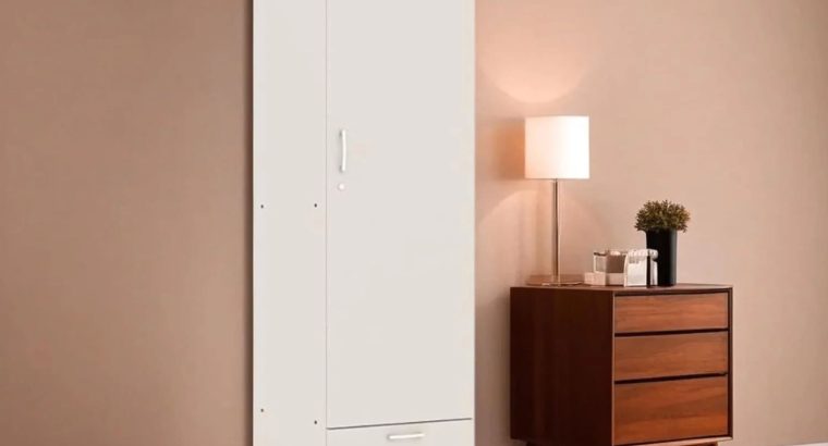 Buy Single Door Wardrobe Online | Buy Brown Wooden Wardrobe with Mirror Online – Caspian Furniture