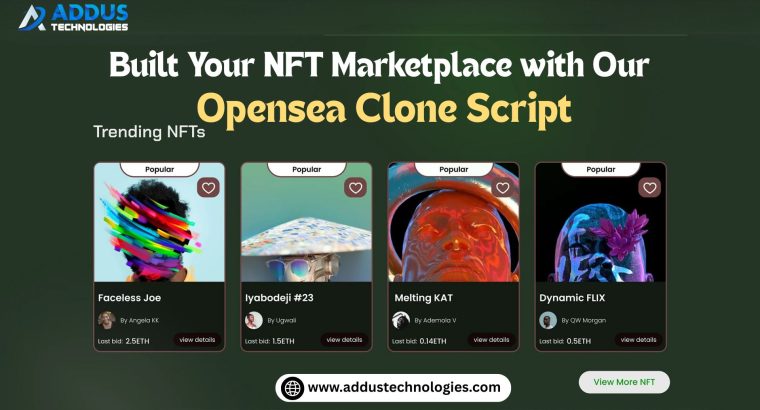 Built Your NFT Marketplace with Our Opensea Clone Script