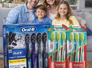 Oral-B & Colgate***Toothbrush***Family***Pack – Daily***Oral***Care***Essentials (USA)