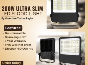 Buy***200W***Ultra***Slim***LED***Flood***Light***By***Greenhse***Technologies