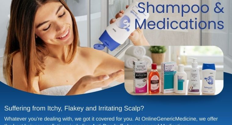 Effective***Medicated***Dandruff***Shampoo & Treatments | Buy***at***OnlineGenericMedicine