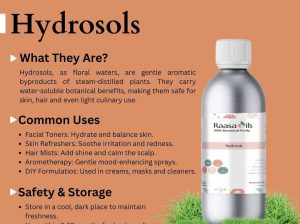 Hydrosols***for***Cosmetic & Beauty***Products | Raasa***Oils