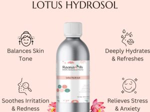 Lotus***Hydrosol***for***Cosmetic & Beauty***Products | Raasa***Oils