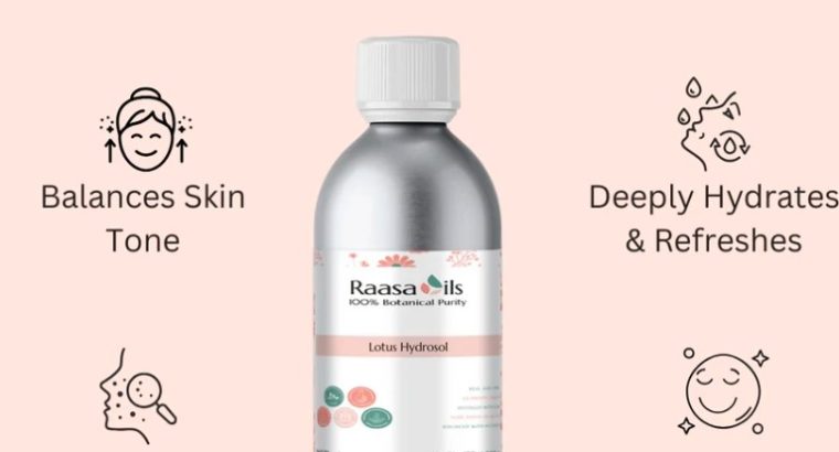 Lotus***Hydrosol***for***Cosmetic & Beauty***Products | Raasa***Oils