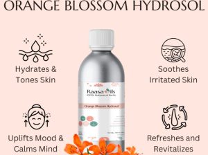 Orange***Blossom***Hydrosol***for***Skin & Hair | Pure***Floral***Water – Raasa***Oils