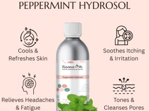 Pure***Peppermint***Hydrosol***for***Cosmetic & Beauty***Products | Raasa***Oils