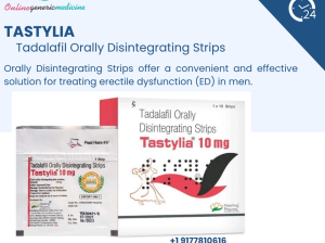 Tastylia(Tadalafil) Orally***Disintegrating***Strips***for***ED***Treatment