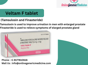 Find***Veltam***F (Tamsulosin***and***Finasteride) for***BPH, Urinary***Relief, & Hair***Loss