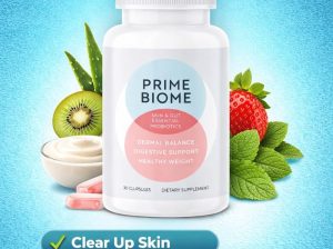 PrimeBiome***Gut***Health***Support***for***Clear***Skin & Natural***Glow | Digestive***Balance***Formula