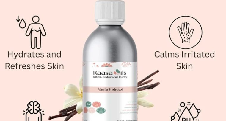 Buy***Vanilla***Hydrosol***Online***for***Cosmetic & Beauty***Products | Raasa***Oils